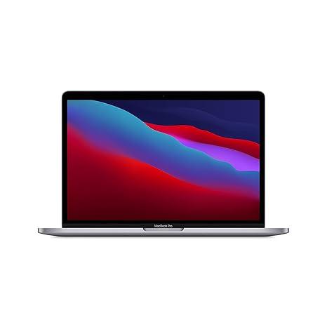 Apple 2020 MacBook Pro (13.3-inch/33.78 cm, M1 chip with 8‑core CPU and 8‑core GPU, 8GB RAM, 256GB SSD) - Space Grey